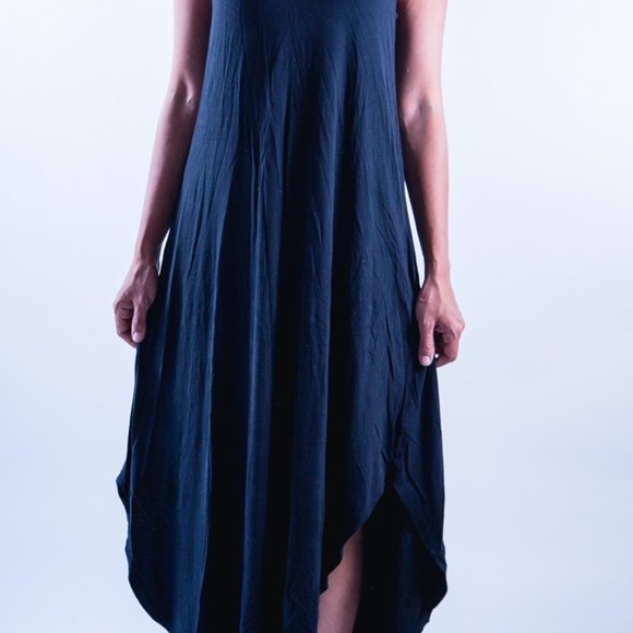 Black midi dress - Picture 2 of 2